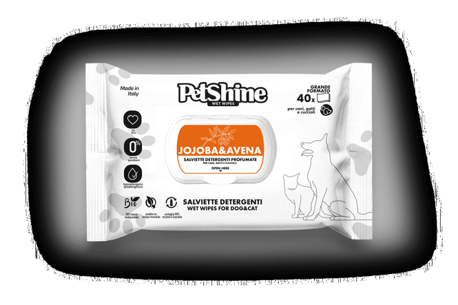 Hovedbilde PetShine Våtservietter Jojoba & Havre